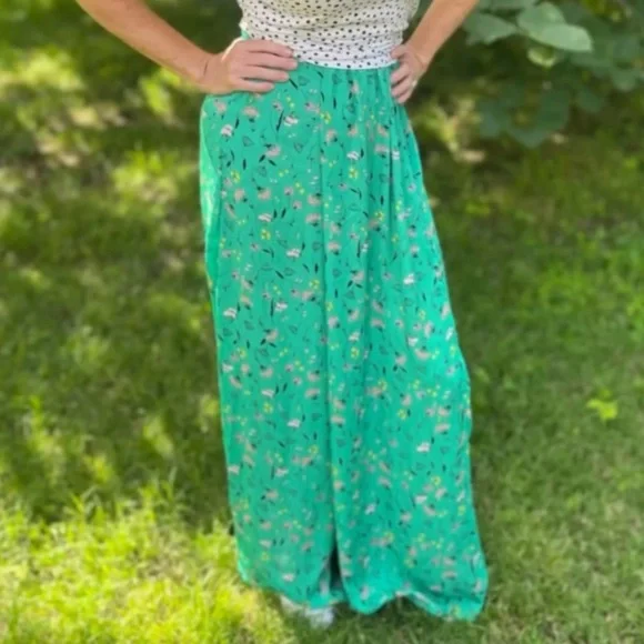 Stylish Wide Leg Palazzo Pants - Size Small - Picture 1 of 7